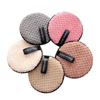 4-Piece Makeup Remover Microfiber Pads - Reusable Makeup Removing Towels, Gentle Cleansing Sponges for Face and Skin, Washable E