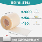 Pimple Patch Artificial Skin Wound Dressing Freely Cuttable Skin-Friendly Adhesive Keep Wound Clean 1 Roll Value Pack.