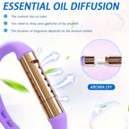 Simple and Elegant Style, Colorful Reusable Silicone Bracelets, Diffuser for Aromatherapy and Fashionable Accessory for Daily Wear, Creative Gift