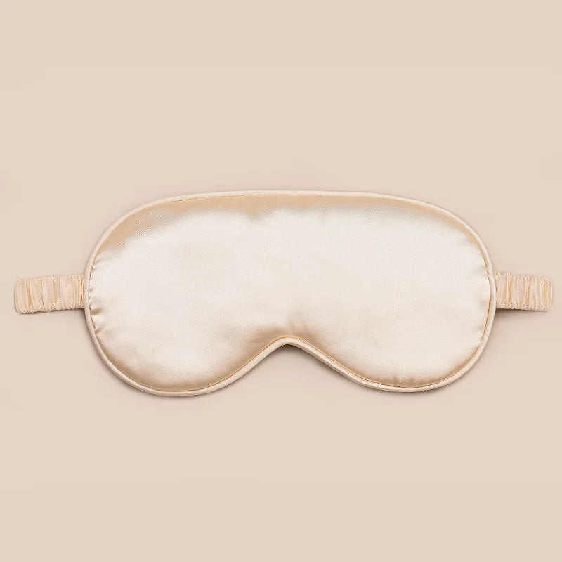 Silk Sleep Mask - 100% Blackout, Zero Eye Pressure, Blindfold with Breathable & Skin-Friendly, Super Soft Travel Sleep Eye Cover
