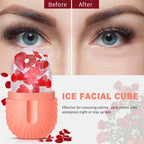 silicone face ice cube mold for Beauty and Skin Care silicon face ice roller