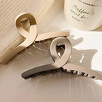 3 elegant matte hair clips with slip-resistant design – perfect for everyday stylish hairstyles and women’s hair accessories.